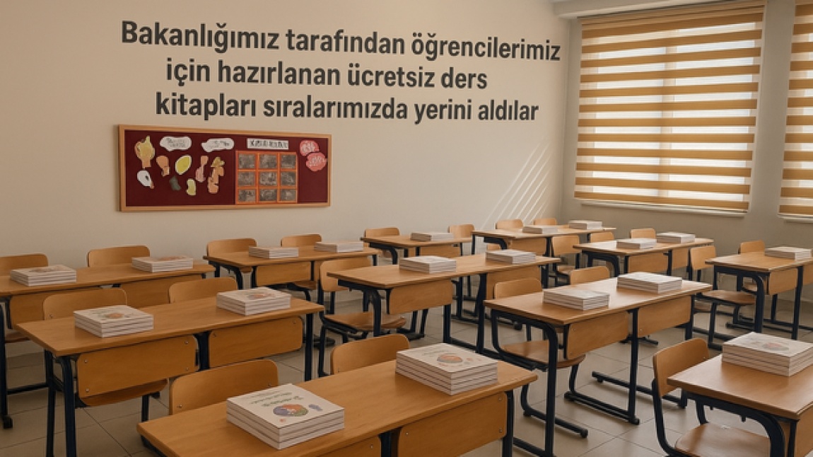 GAZİPAŞA ORTAOKULU SEVGİLİ ÖĞRENCİLERİMİZİN KİTAPLARI SIRALARINDA HAZIR
